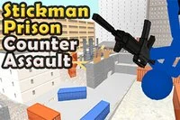 Graj jako więzień lub policjant w darmowej grze Stickman Prison: Counter