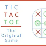 Napis TIC TAC TOE obok siatki z symbolami kółek i krzyżyków