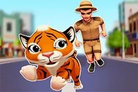 Ekscytująca i interesująca gra tiger parkour, tak zabawna jak subway parkour