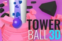 Przyspiesz i rozwalaj platformy w TOWER BALL 3D!