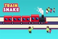 Train Snake to gra zręcznościowa z widokiem z góry, w której kierujesz