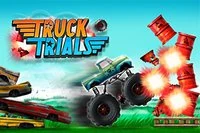 Pokonaj intensywne tory przeszkód w Truck Trials