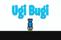 Ugi Bugi, uroczy niebieski miś pluszowy, musi dotrzeć do flagi