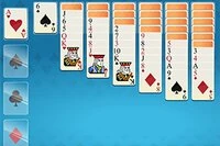 W grze Yukon Solitaire celem jest ułożenie czterech stosów fundamentowych
