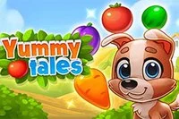 Yummy Tales to bardzo zabawna gra online typu match 3!
